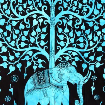 Handmade Item Elephant Tapestry Tapestry Throw..